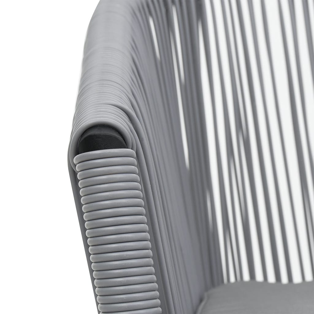 Tuinstoelen 2 st PE-rattan antracietkleurig is nu te koop bij PeponiXL, paradijselijk wonen!