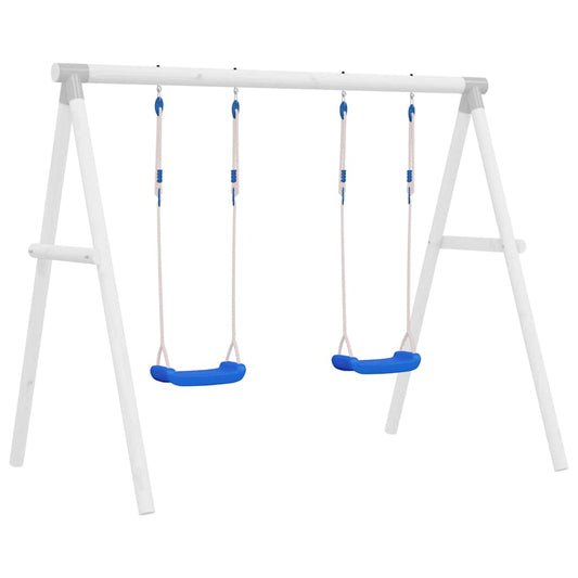 Schommelzitjes 2 st met touwen 37x15 cm polyetheen blauw is nu te koop bij PeponiXL, paradijselijk wonen!