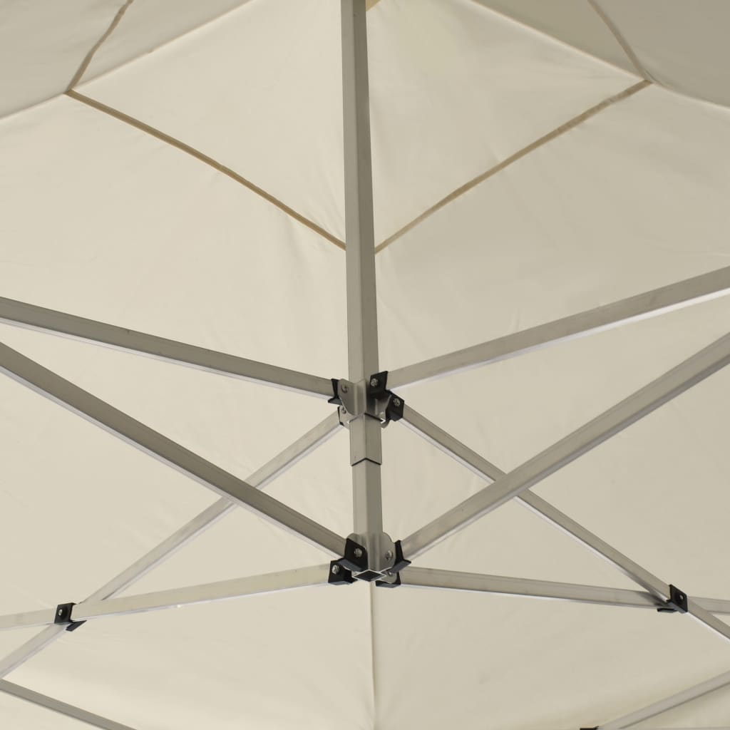 Partytent professioneel inklapbaar 2x2 m aluminium crème is nu te koop bij PeponiXL, paradijselijk wonen!
