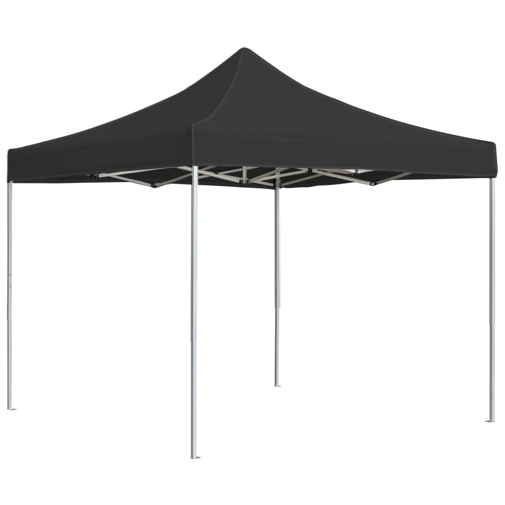 Partytent professioneel inklapbaar 2x2 m aluminium antraciet is nu te koop bij PeponiXL, paradijselijk wonen!
