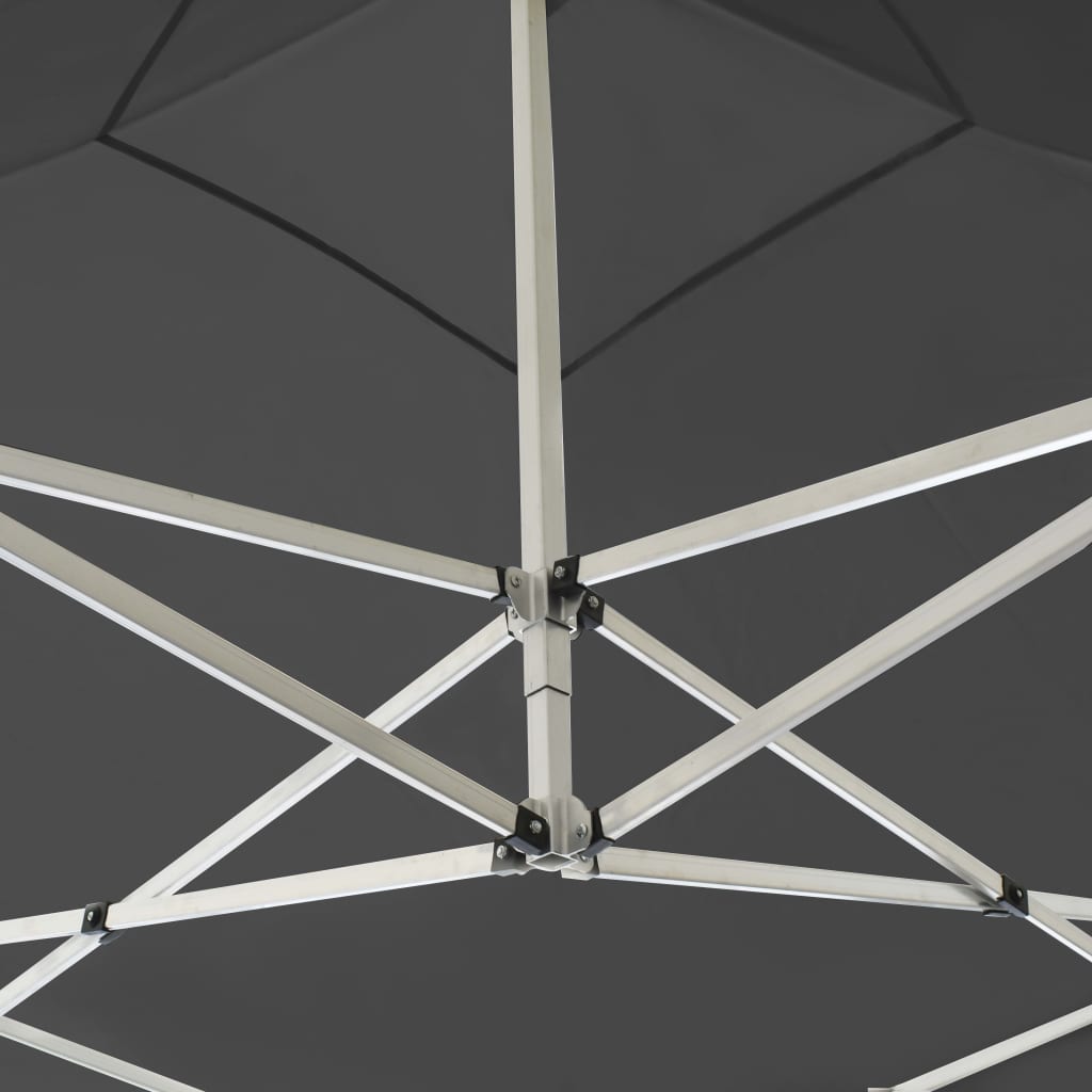 Partytent professioneel inklapbaar 2x2 m aluminium antraciet is nu te koop bij PeponiXL, paradijselijk wonen!