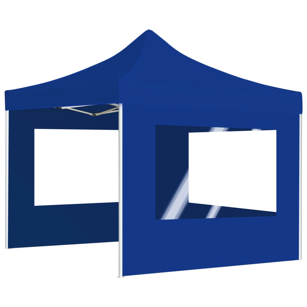 Partytent inklapbaar met wanden 2x2 m aluminium blauw is nu te koop bij PeponiXL, paradijselijk wonen!