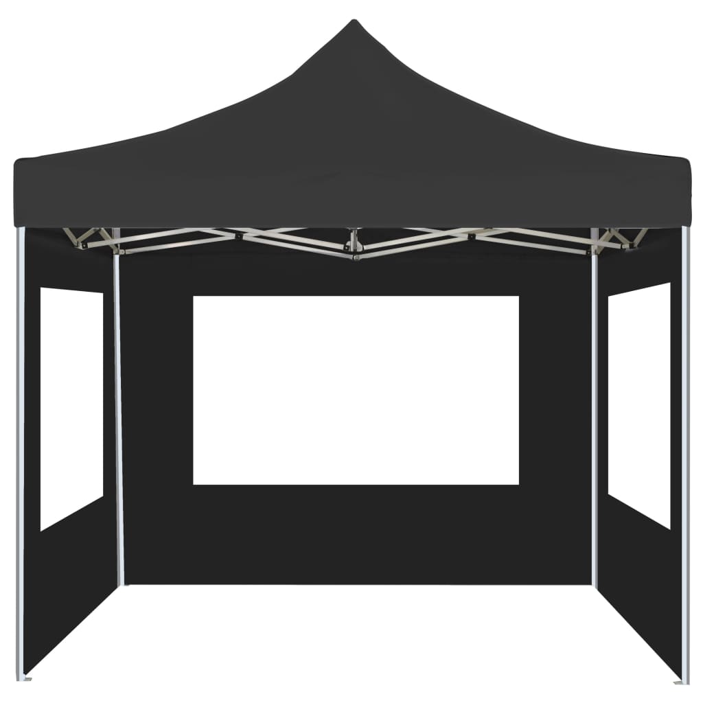Partytent inklapbaar met wanden 2x2 m aluminium antraciet is nu te koop bij PeponiXL, paradijselijk wonen!
