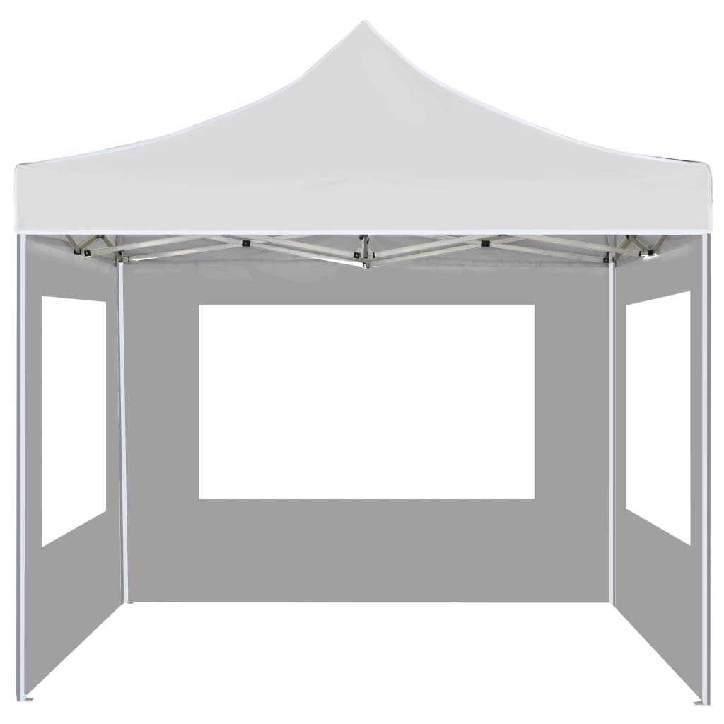 Partytent inklapbaar met wanden 2x2 m aluminium wit is nu te koop bij PeponiXL, paradijselijk wonen!
