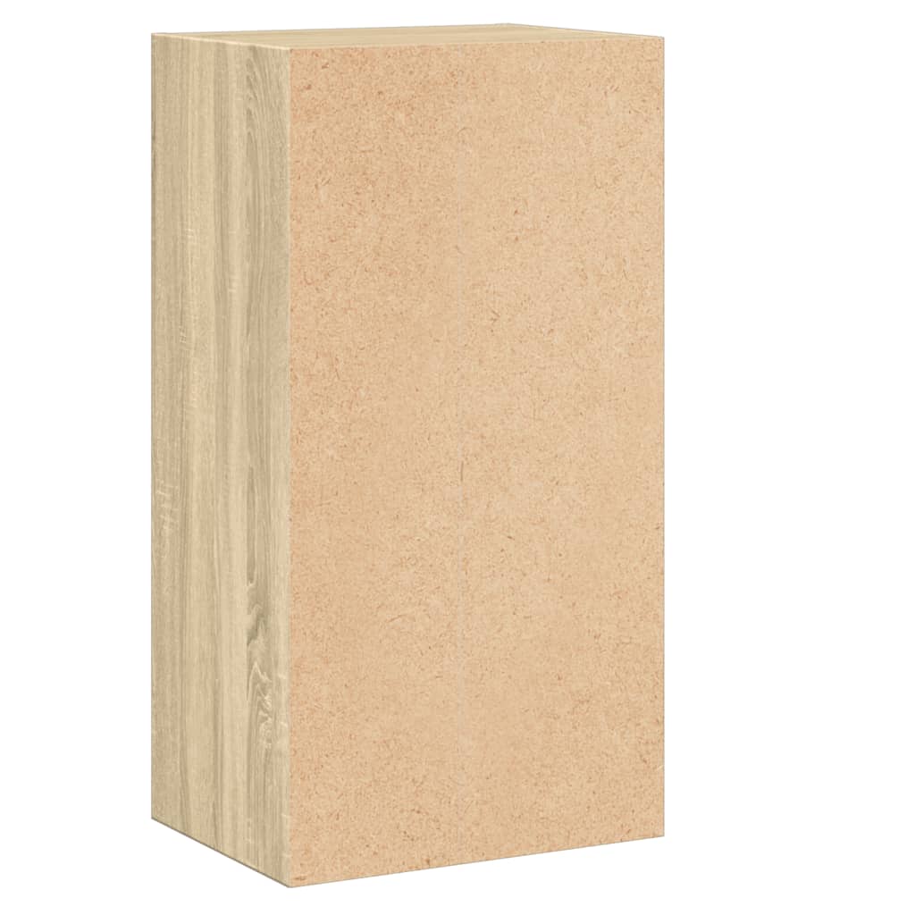 Boekenkast met 2 schappen 40x30x76,5 cm bewerkt hout sonoma eik is nu te koop bij PeponiXL, paradijselijk wonen!