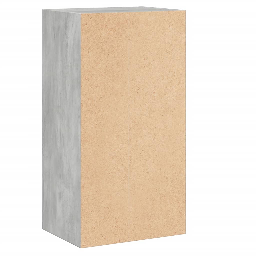 Boekenkast met 2 schappen 40x30x76,5 cm bewerkt hout betongrijs is nu te koop bij PeponiXL, paradijselijk wonen!