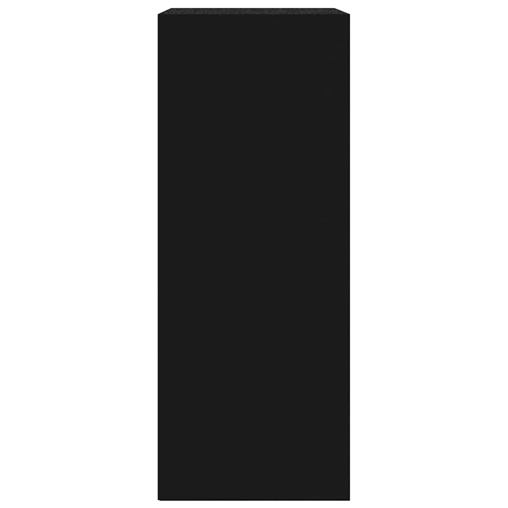 Boekenkast 60x30x76,5 cm bewerkt hout zwart is nu te koop bij PeponiXL, paradijselijk wonen!