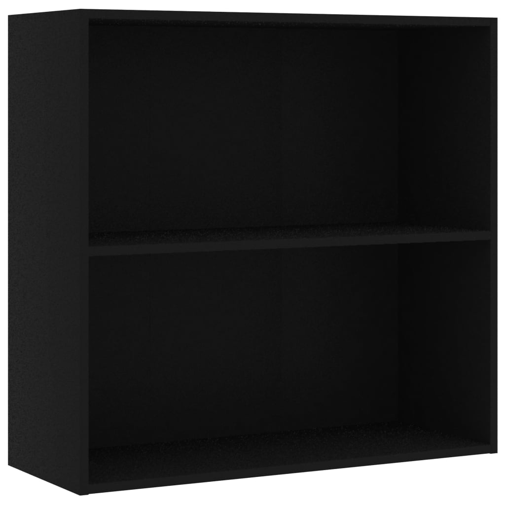 Boekenkast 80x30x76,5 cm bewerkt hout zwart is nu te koop bij PeponiXL, paradijselijk wonen!