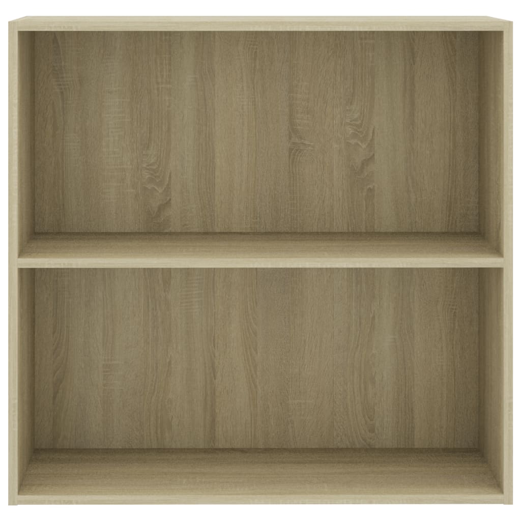 Boekenkast 80x30x76,5 cm bewerkt hout sonoma eikenkleurig is nu te koop bij PeponiXL, paradijselijk wonen!