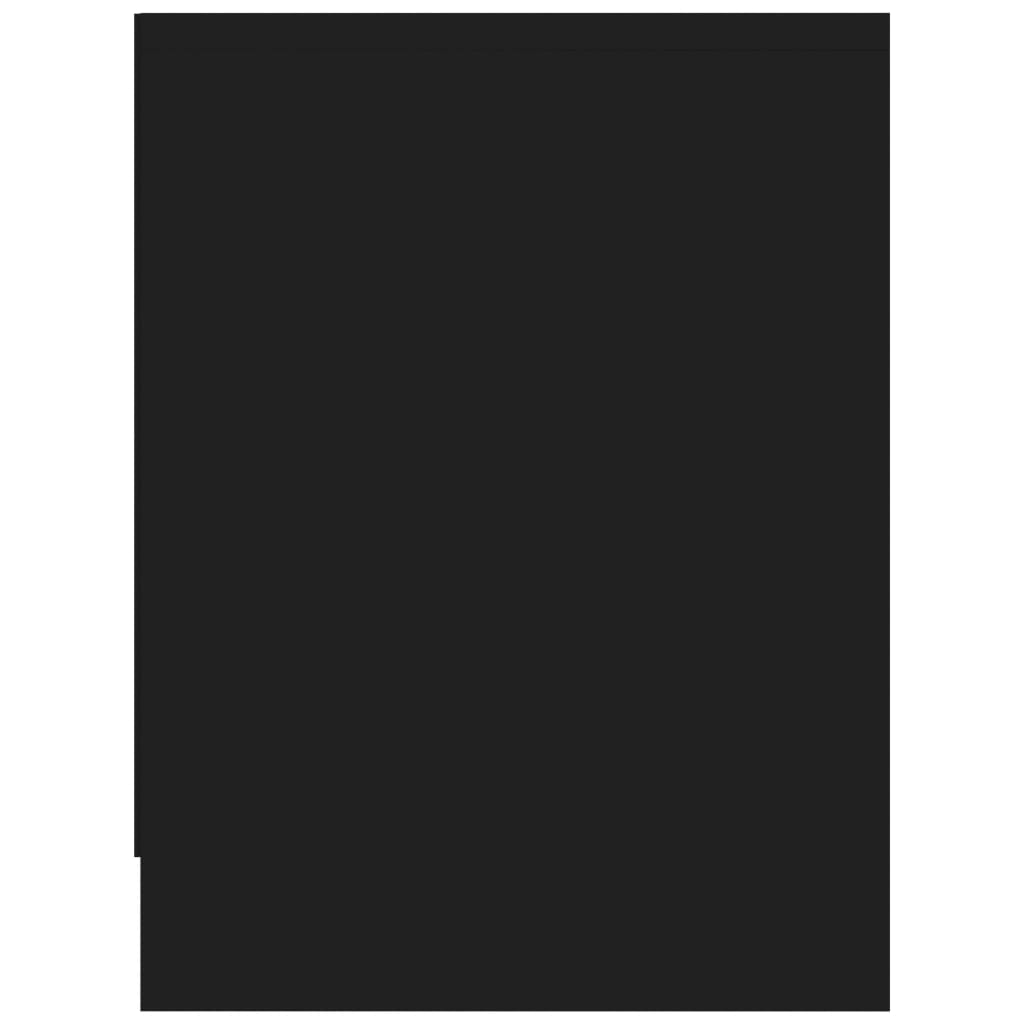 Nachtkastje 40x30x40 cm bewerkt hout zwart is nu te koop bij PeponiXL, paradijselijk wonen!