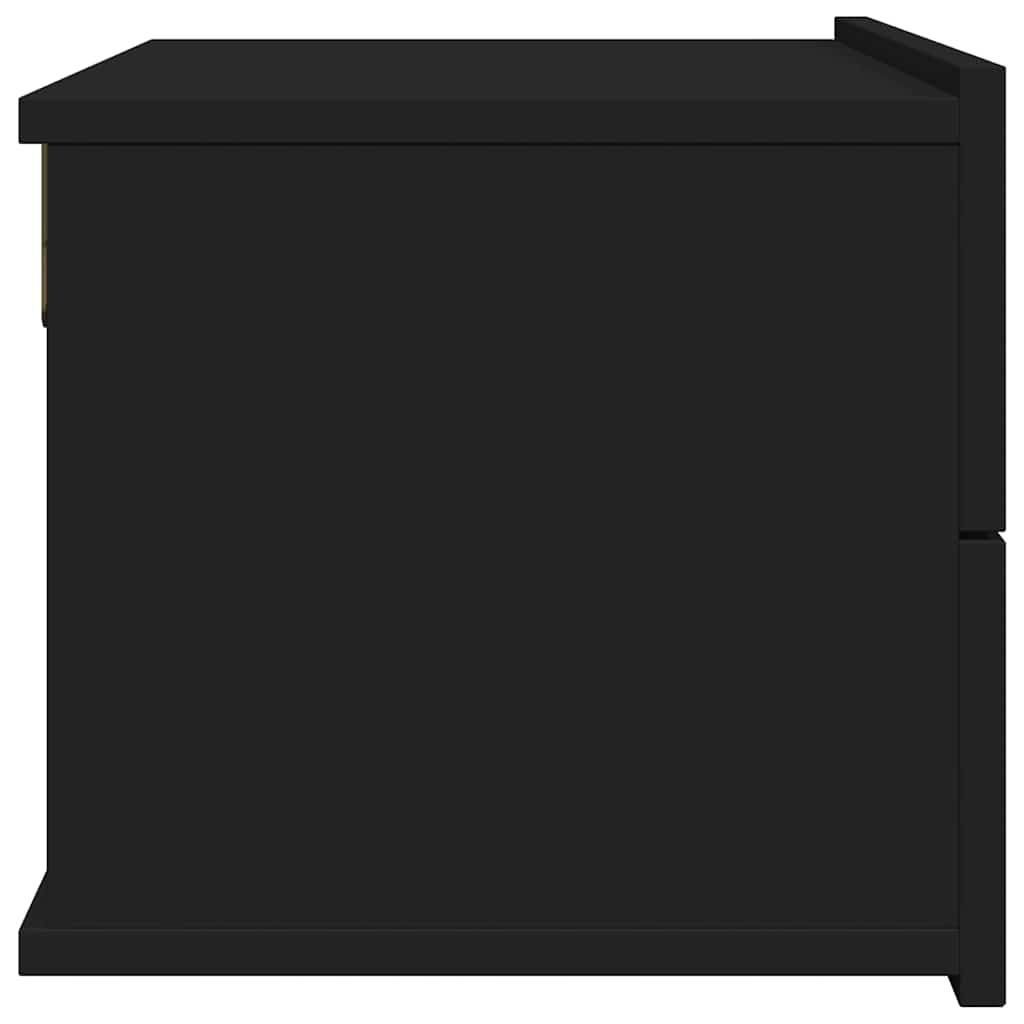 Nachtkastjes 2 st 40x30x30 cm bewerkt hout zwart is nu te koop bij PeponiXL, paradijselijk wonen!