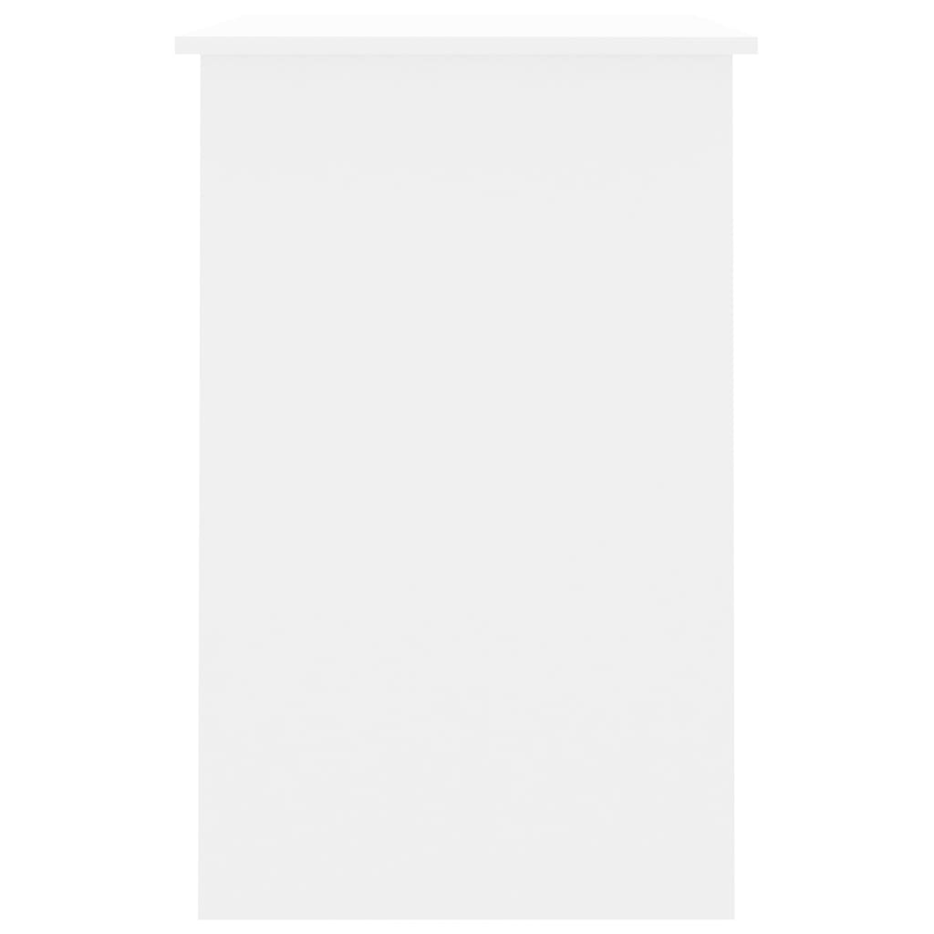 Bureau 100x50x76 cm bewerkt hout wit is nu te koop bij PeponiXL, paradijselijk wonen!