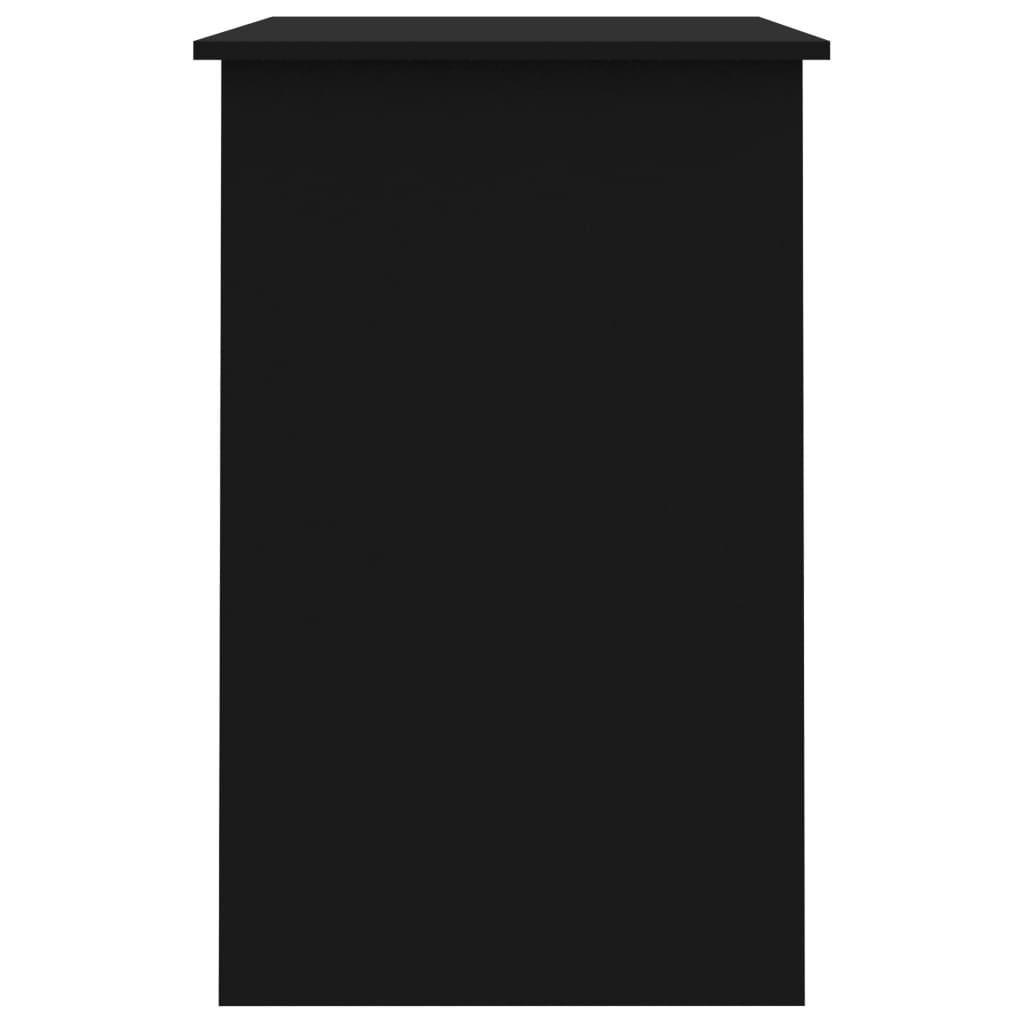 Bureau 100x50x76 cm bewerkt hout zwart is nu te koop bij PeponiXL, paradijselijk wonen!