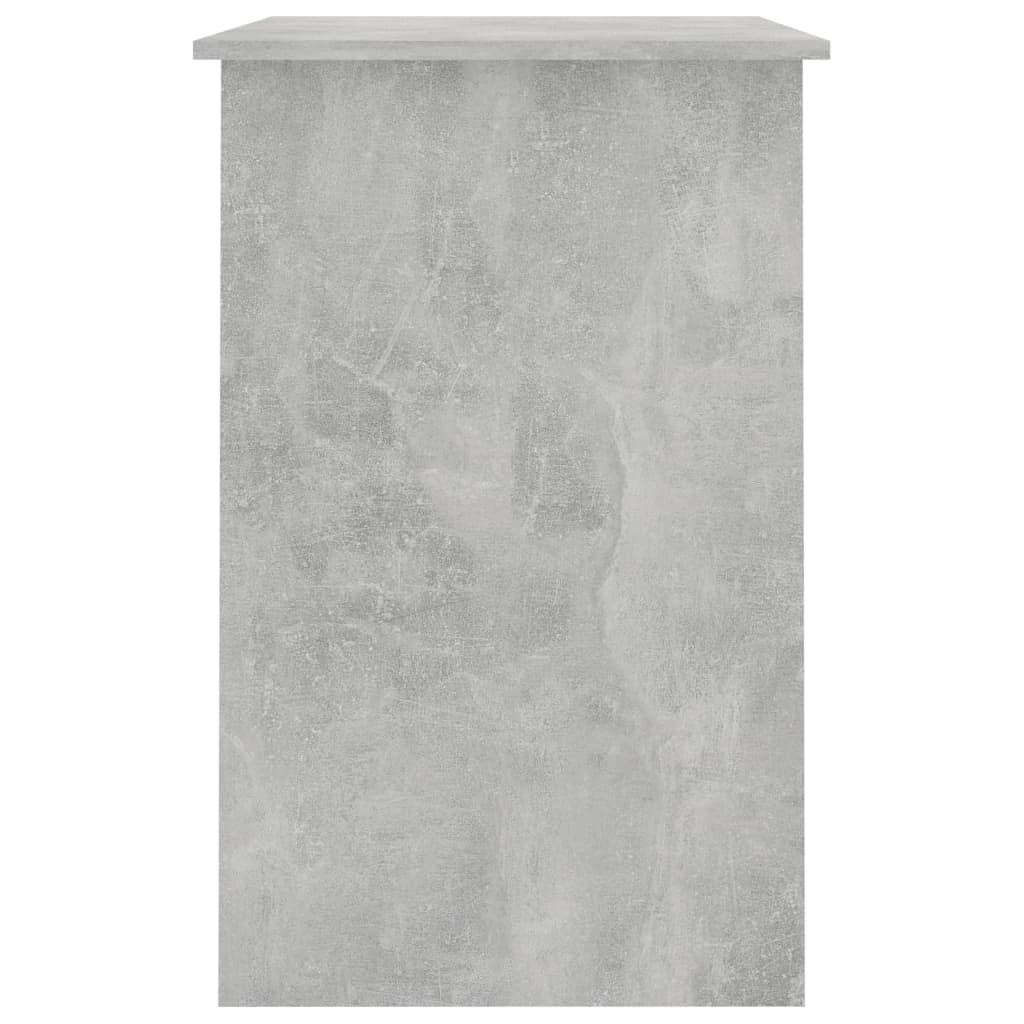 Bureau 100x50x76 cm bewerkt hout betongrijs is nu te koop bij PeponiXL, paradijselijk wonen!