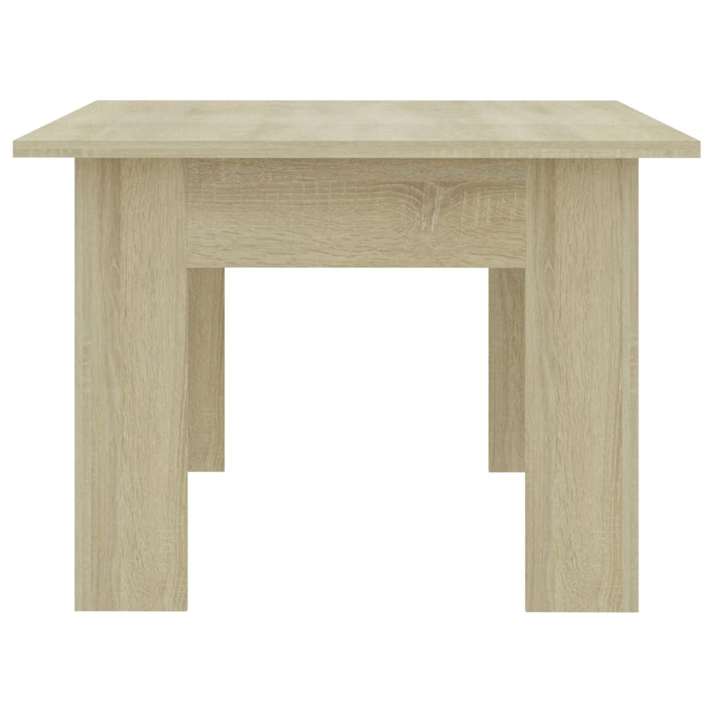 Salontafel 100x60x42 cm bewerkt hout sonoma eikenkleurig is nu te koop bij PeponiXL, paradijselijk wonen!