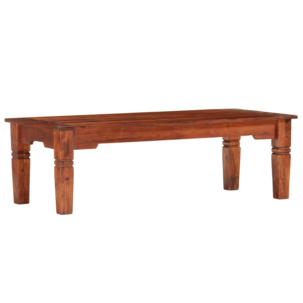 Salontafel 110x50x35 cm massief acaciahout is nu te koop bij PeponiXL, paradijselijk wonen!