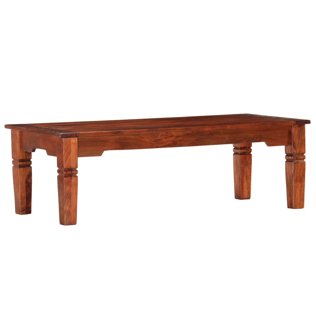 Salontafel 110x50x35 cm massief acaciahout is nu te koop bij PeponiXL, paradijselijk wonen!