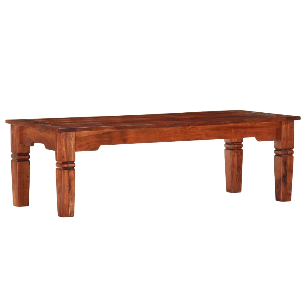 Salontafel 110x50x35 cm massief acaciahout is nu te koop bij PeponiXL, paradijselijk wonen!
