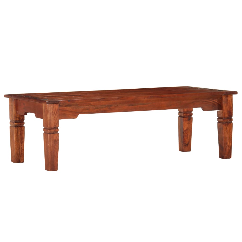 Salontafel 110x50x35 cm massief acaciahout is nu te koop bij PeponiXL, paradijselijk wonen!