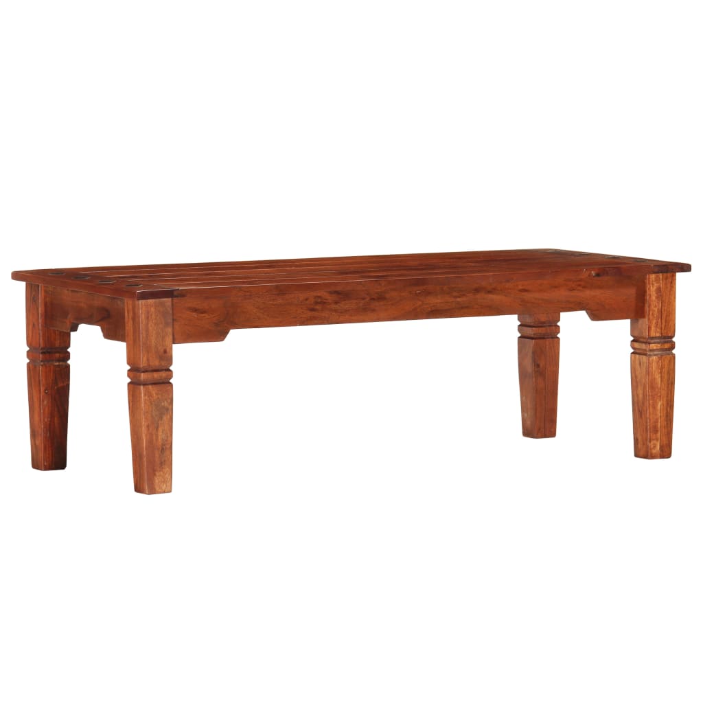 Salontafel 110x50x35 cm massief acaciahout is nu te koop bij PeponiXL, paradijselijk wonen!