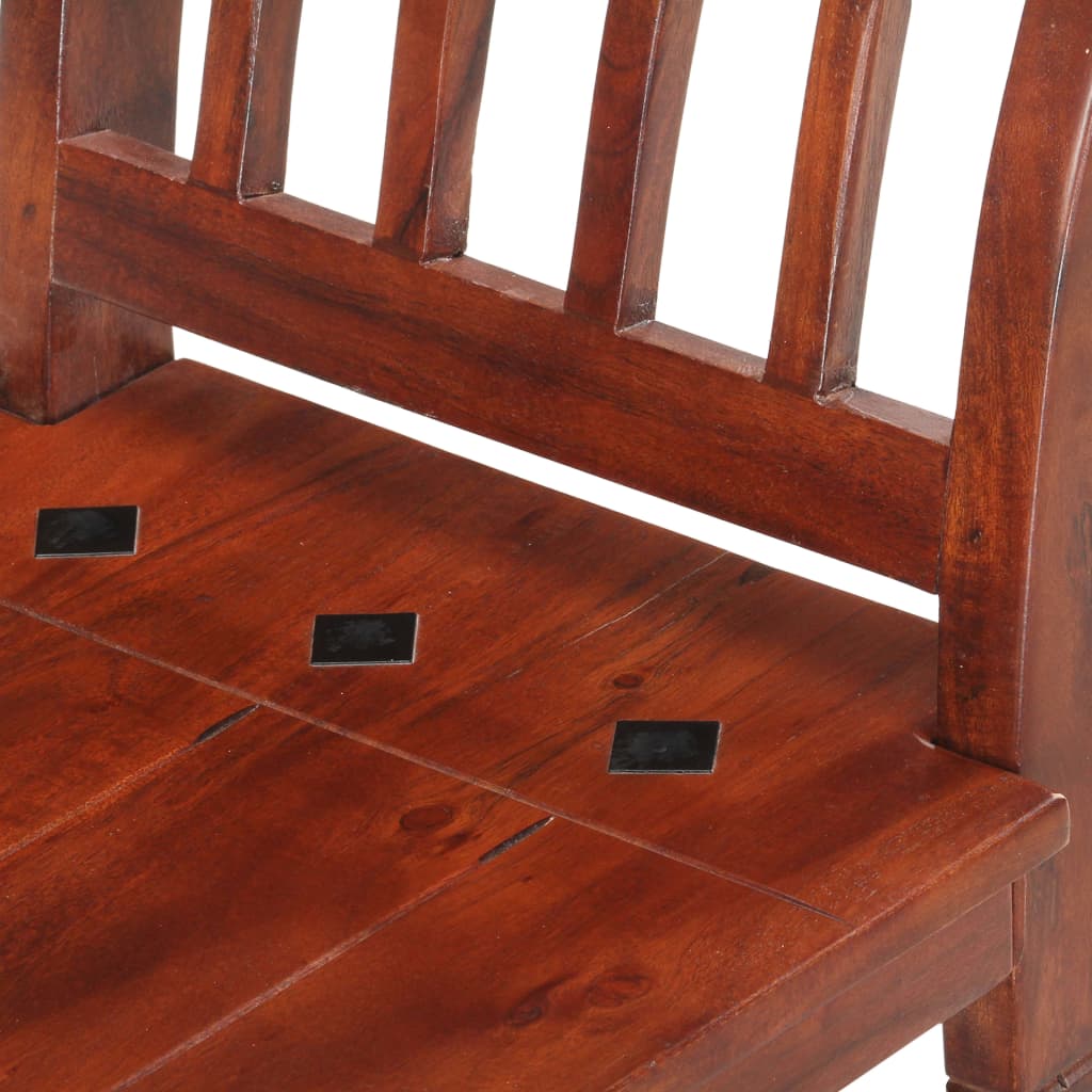 Bank 111 cm massief acaciahout is nu te koop bij PeponiXL, paradijselijk wonen!