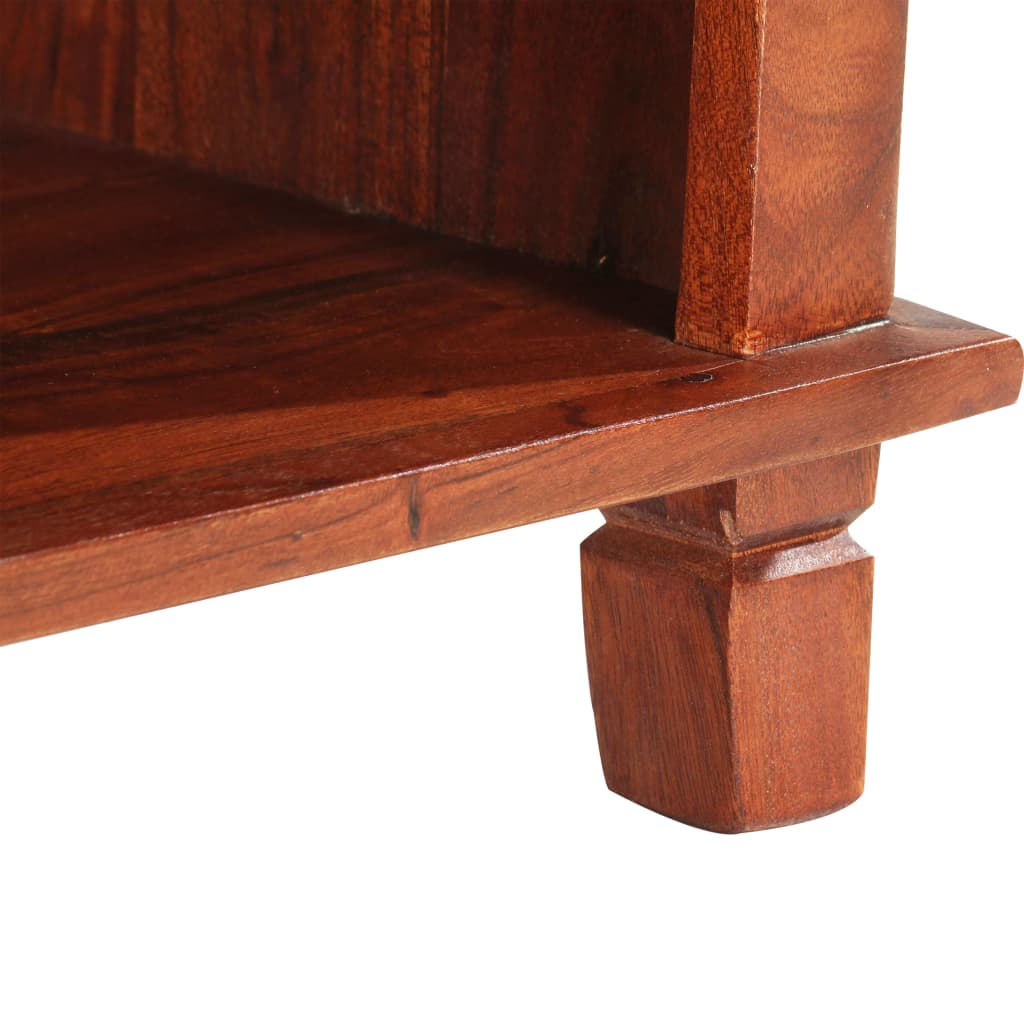 Nachtkastje 40x30x50 cm massief acaciahout is nu te koop bij PeponiXL, paradijselijk wonen!