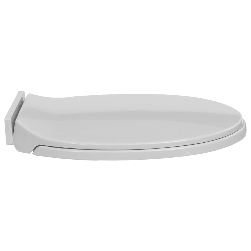 Toiletbril soft-close ovaal lichtgrijs is nu te koop bij PeponiXL, paradijselijk wonen!