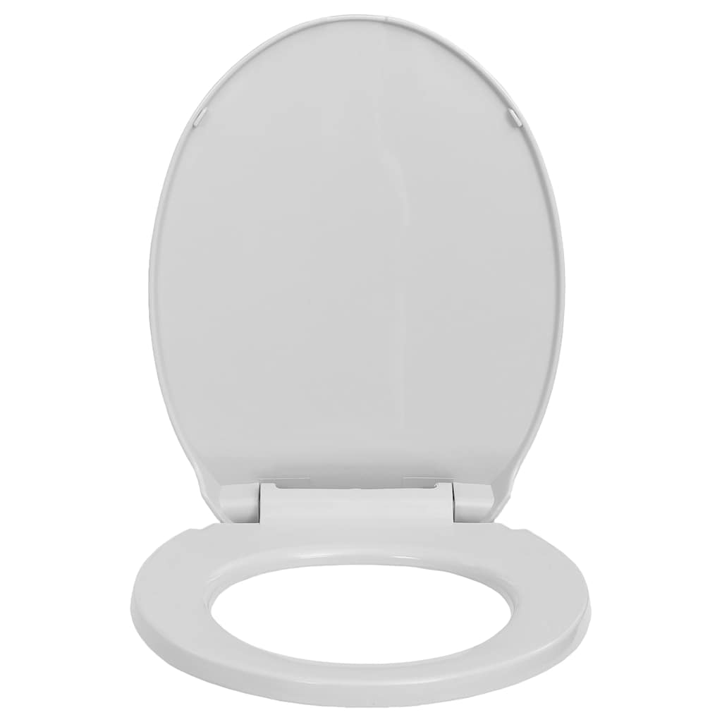 Toiletbril soft-close en quick-release ovaal lichtgrijs is nu te koop bij PeponiXL, paradijselijk wonen!