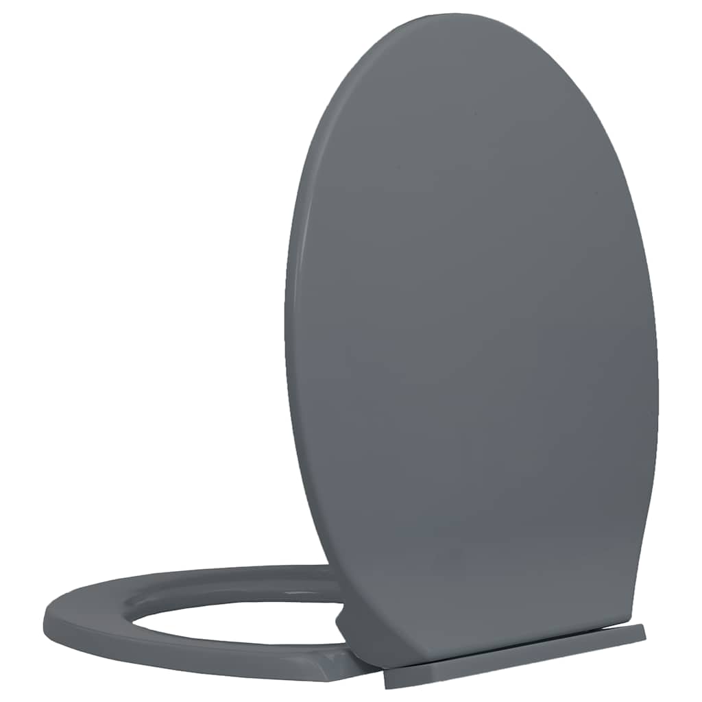 Toiletbril soft-close ovaal grijs is nu te koop bij PeponiXL, paradijselijk wonen!