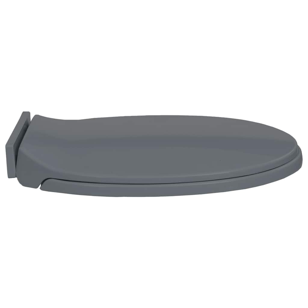 Toiletbril soft-close ovaal grijs is nu te koop bij PeponiXL, paradijselijk wonen!