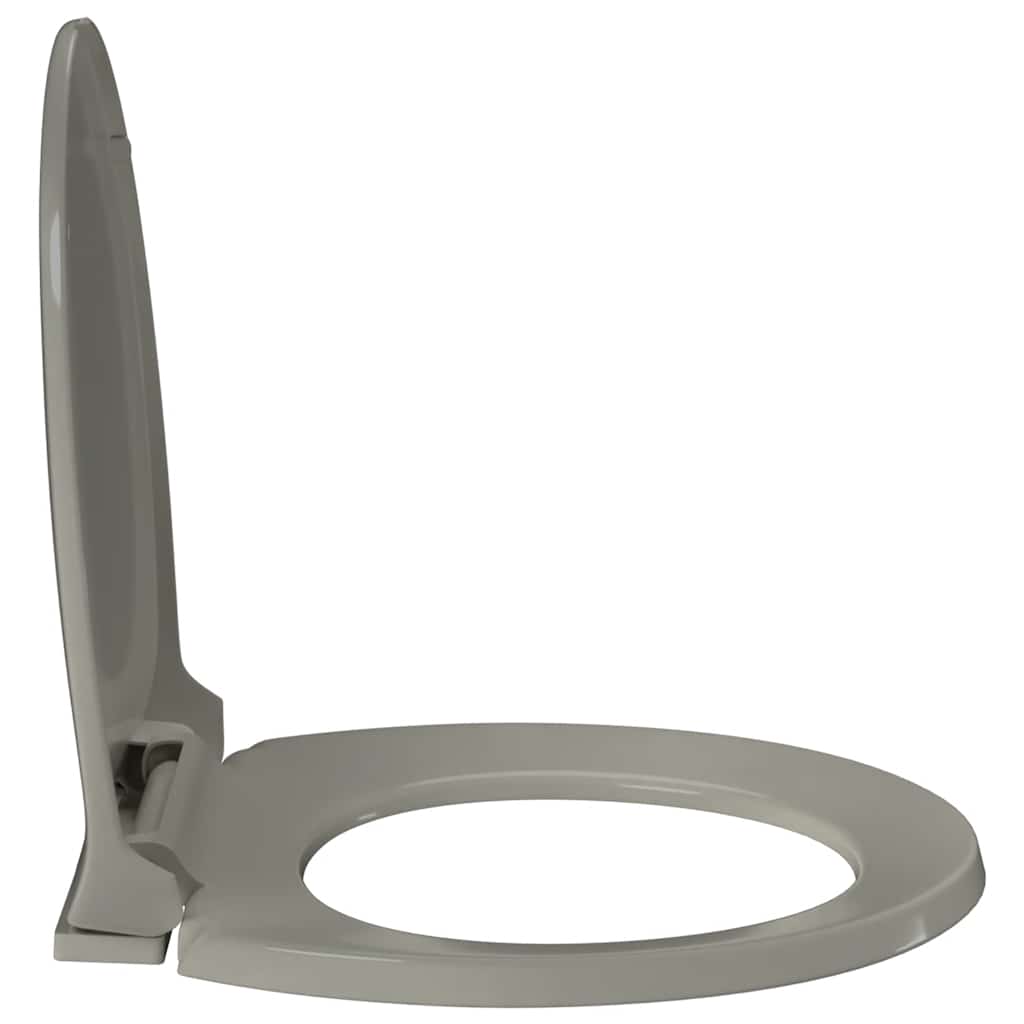Toiletbril soft-close ovaal grijs is nu te koop bij PeponiXL, paradijselijk wonen!