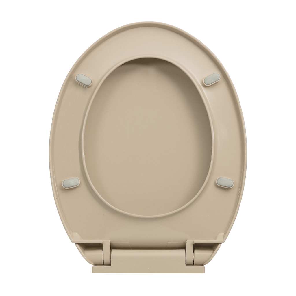 Toiletbril soft-close ovaal beige is nu te koop bij PeponiXL, paradijselijk wonen!