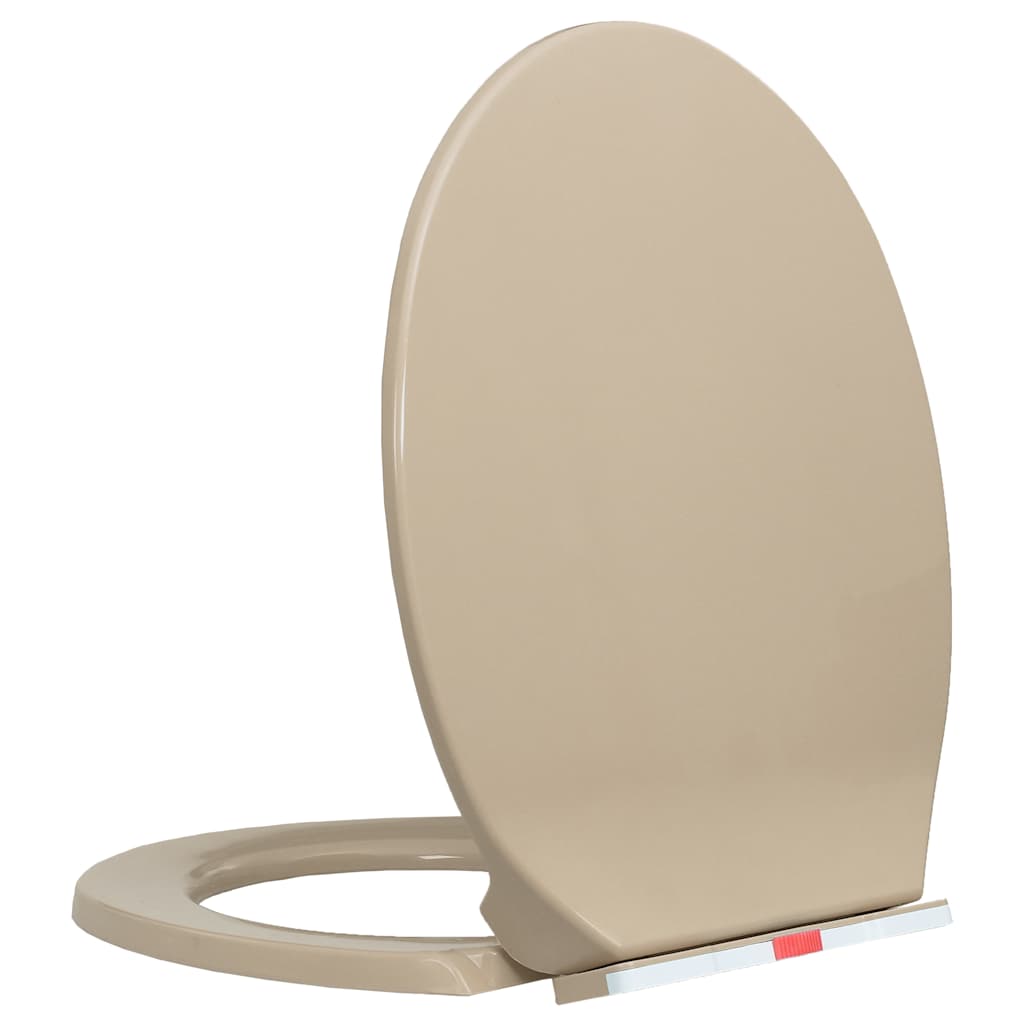 Toiletbril soft-close en quick-release ovaal beige is nu te koop bij PeponiXL, paradijselijk wonen!