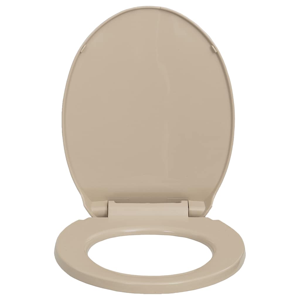 Toiletbril soft-close en quick-release ovaal beige is nu te koop bij PeponiXL, paradijselijk wonen!