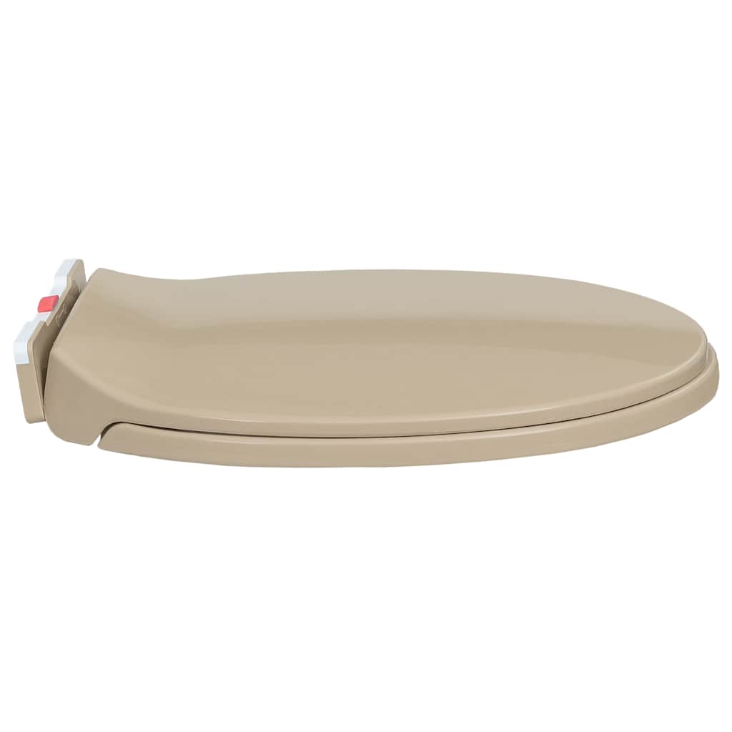 Toiletbril soft-close en quick-release ovaal beige is nu te koop bij PeponiXL, paradijselijk wonen!