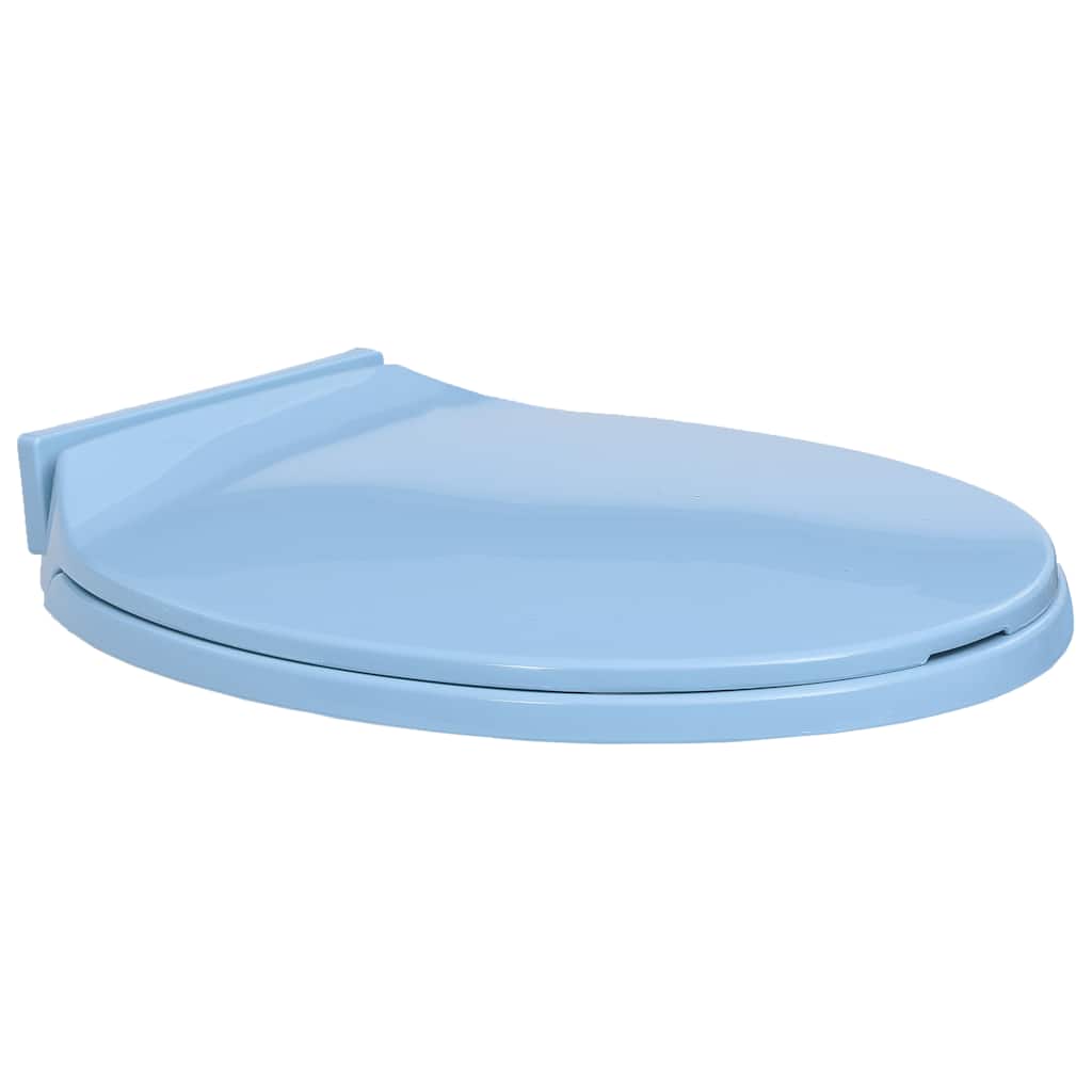 Toiletbril soft-close ovaal blauw is nu te koop bij PeponiXL, paradijselijk wonen!