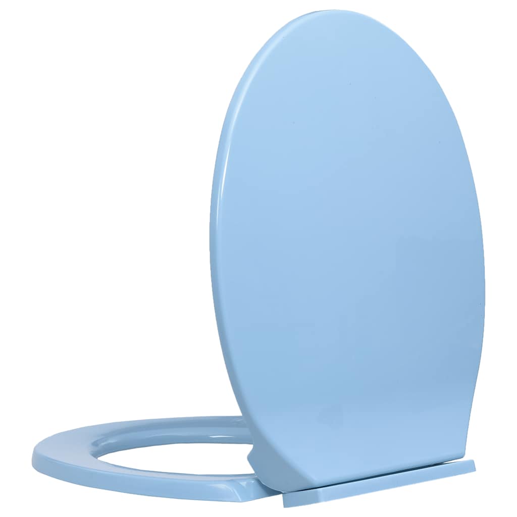 Toiletbril soft-close ovaal blauw is nu te koop bij PeponiXL, paradijselijk wonen!