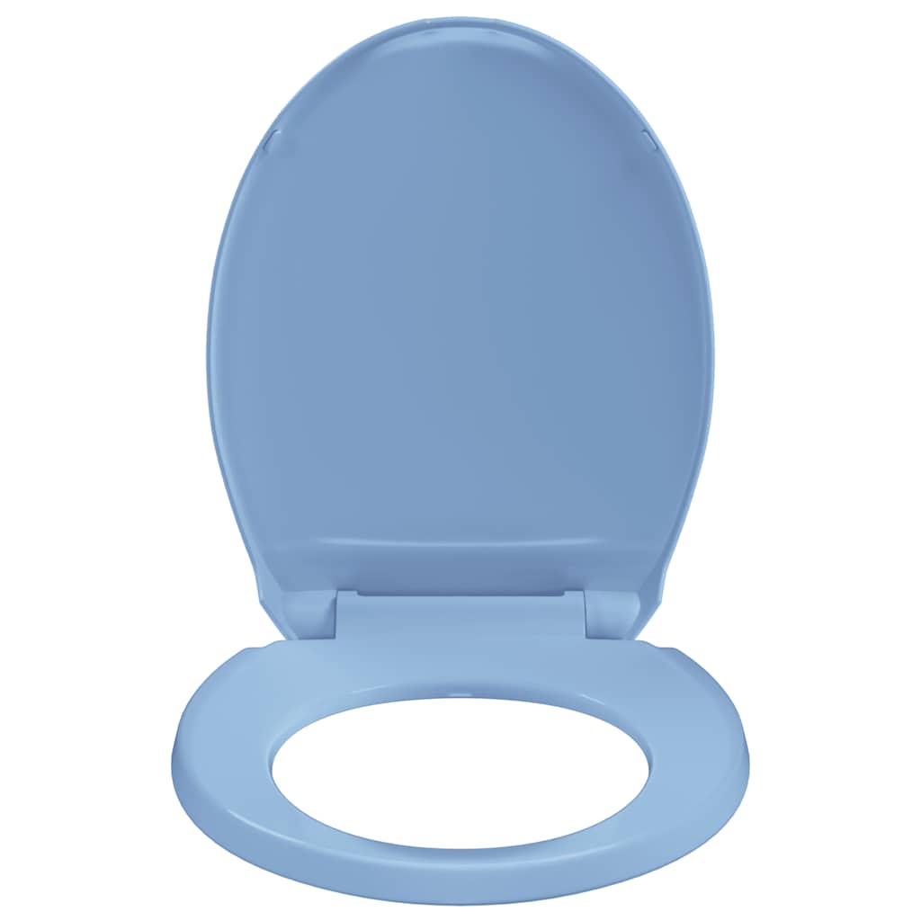Toiletbril soft-close ovaal blauw is nu te koop bij PeponiXL, paradijselijk wonen!
