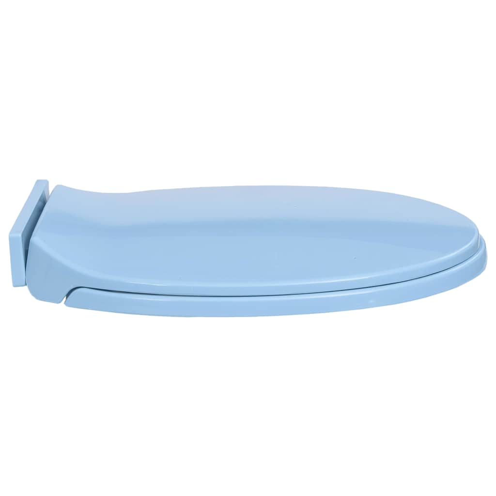Toiletbril soft-close ovaal blauw is nu te koop bij PeponiXL, paradijselijk wonen!