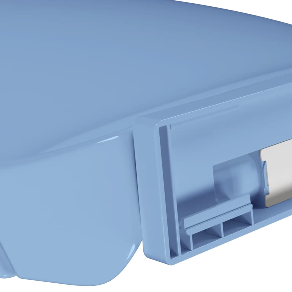 Toiletbril soft-close ovaal blauw is nu te koop bij PeponiXL, paradijselijk wonen!