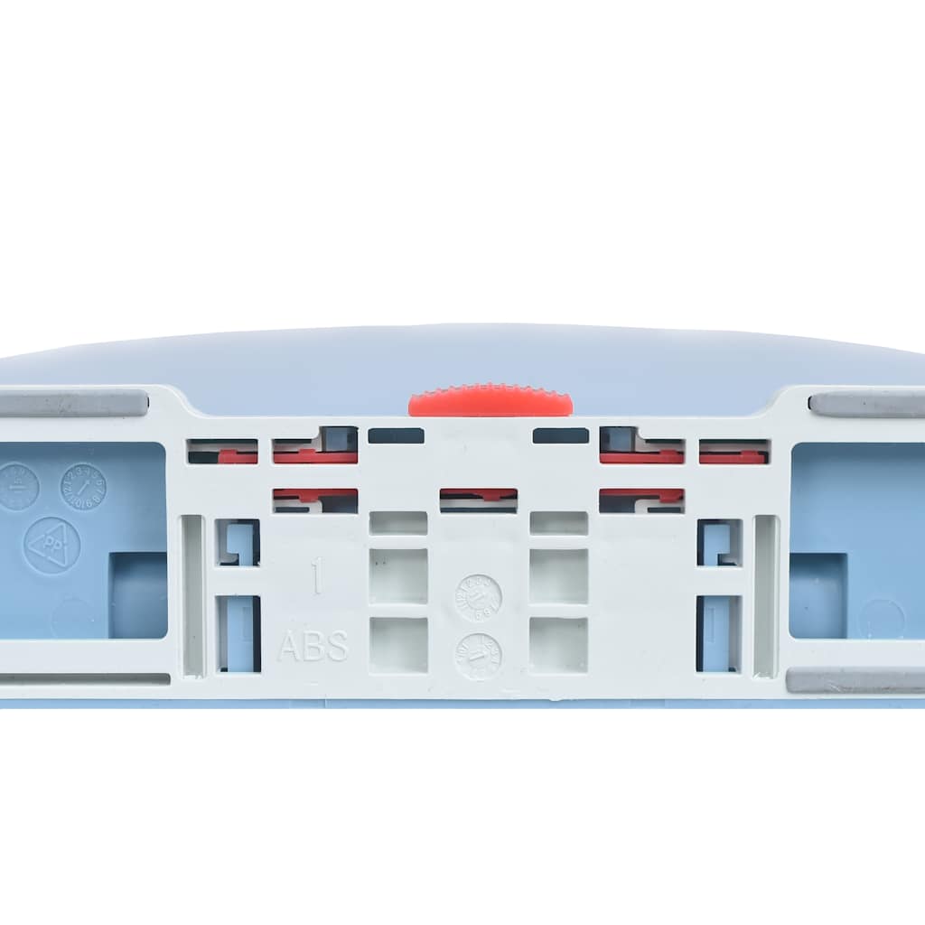 Toiletbril soft-close en quick-release ovaal blauw is nu te koop bij PeponiXL, paradijselijk wonen!