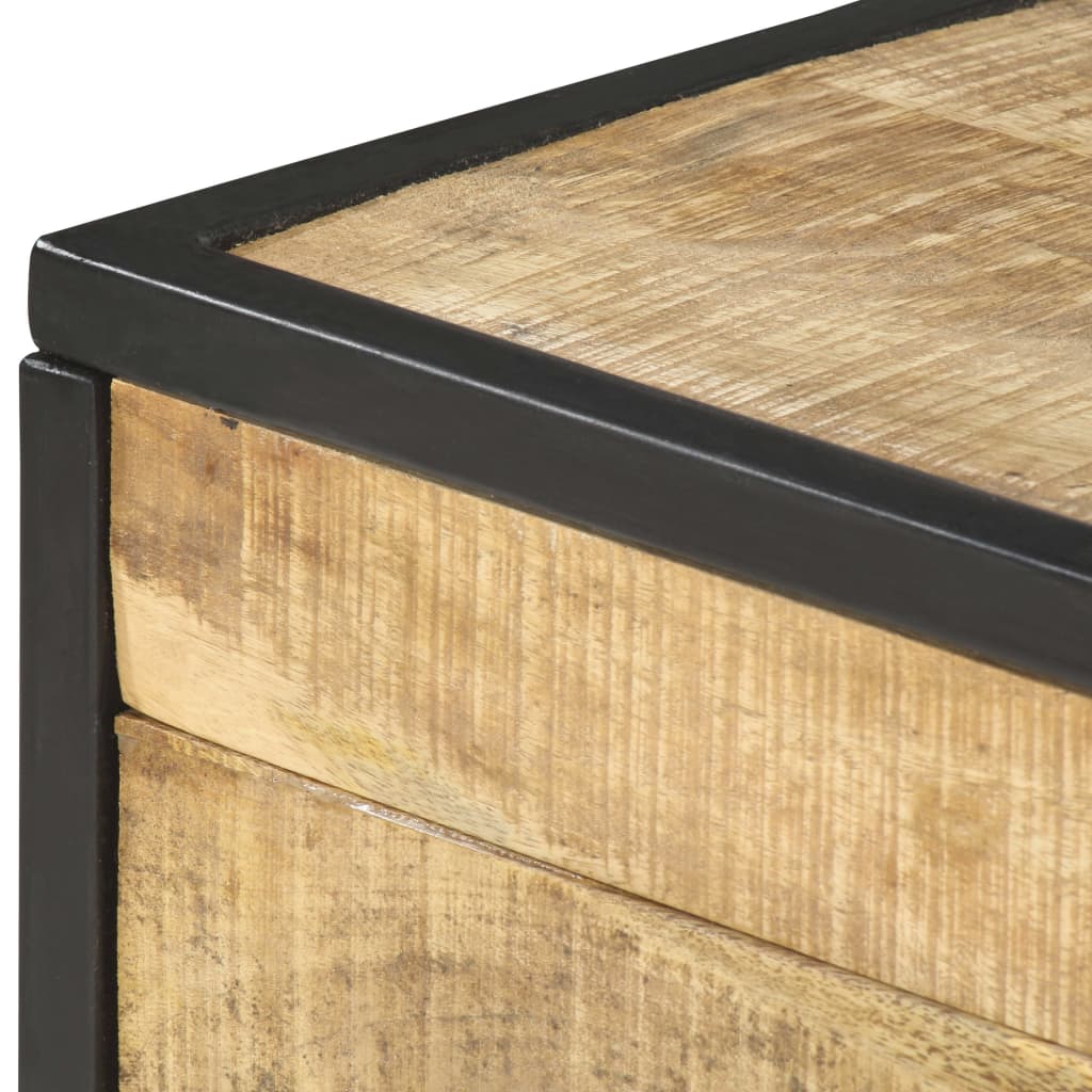 Salontafel 70x50x33 cm massief mangohout is nu te koop bij PeponiXL, paradijselijk wonen!