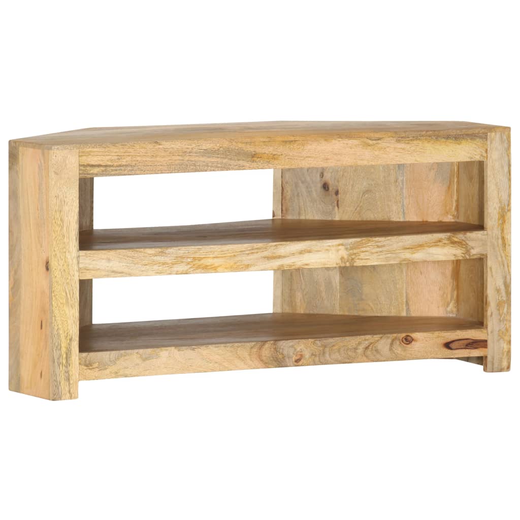 Tv-hoekmeubel 90x45x45 cm massief mangohout is nu te koop bij PeponiXL, paradijselijk wonen!
