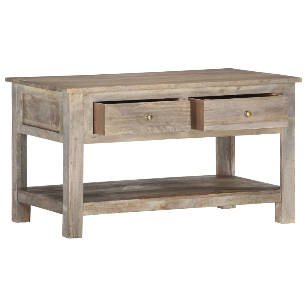 Salontafel 82x52x47 cm massief mangohout is nu te koop bij PeponiXL, paradijselijk wonen!