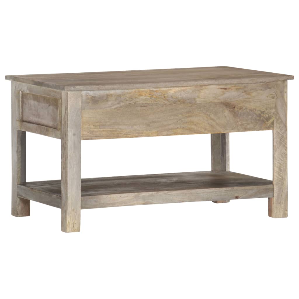 Salontafel 82x52x47 cm massief mangohout is nu te koop bij PeponiXL, paradijselijk wonen!