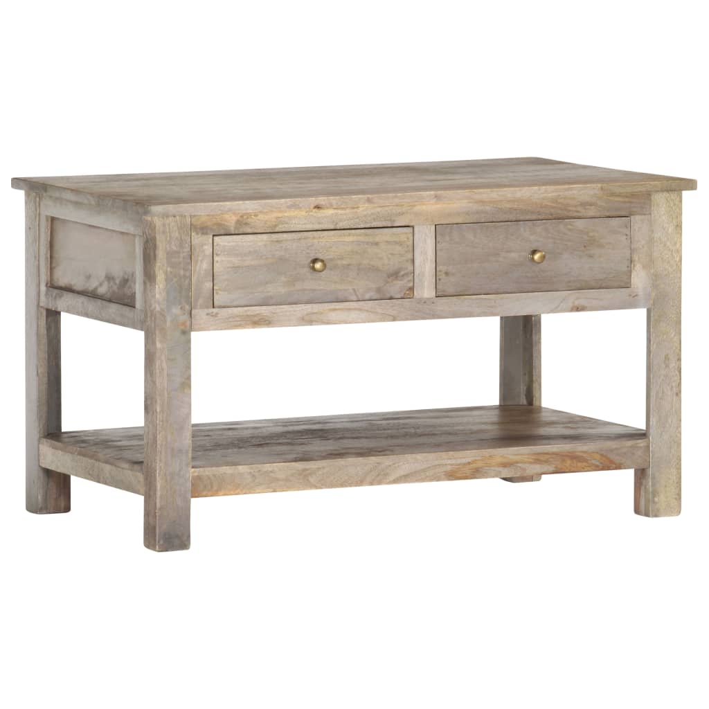 Salontafel 82x52x47 cm massief mangohout is nu te koop bij PeponiXL, paradijselijk wonen!