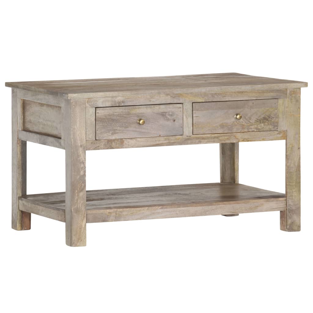 Salontafel 82x52x47 cm massief mangohout is nu te koop bij PeponiXL, paradijselijk wonen!