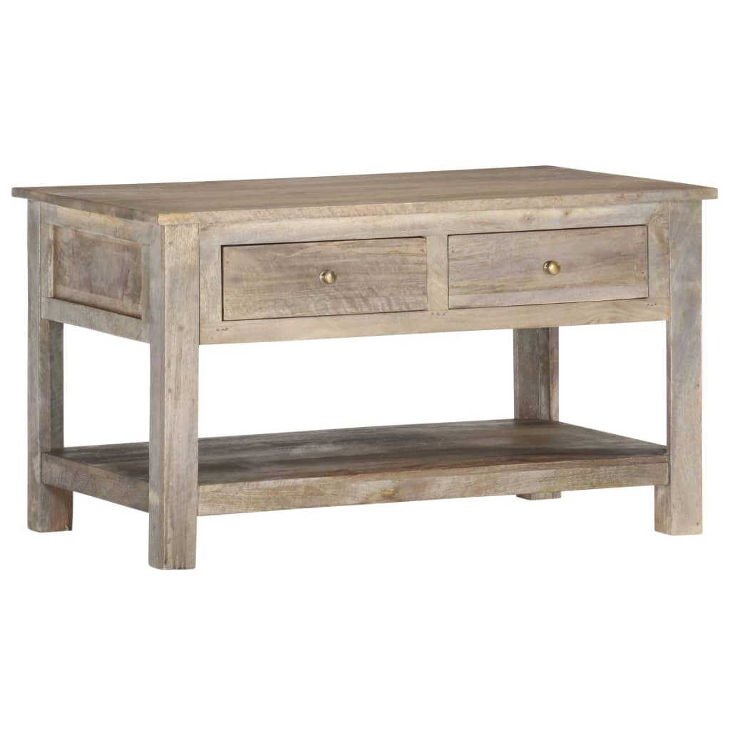 Salontafel 82x52x47 cm massief mangohout is nu te koop bij PeponiXL, paradijselijk wonen!
