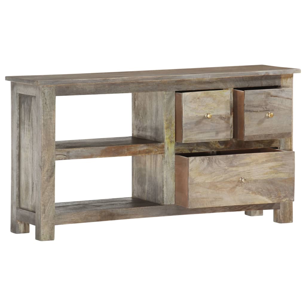 Tv-meubel 100x30x55 cm massief mangohout is nu te koop bij PeponiXL, paradijselijk wonen!