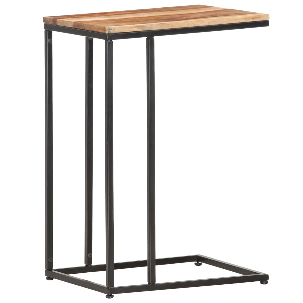 Bijzettafel 35x45x65 cm massief hout is nu te koop bij PeponiXL, paradijselijk wonen!